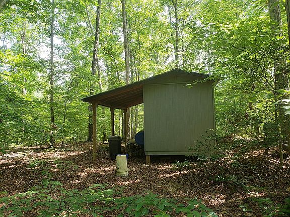 Large woodframed storage building