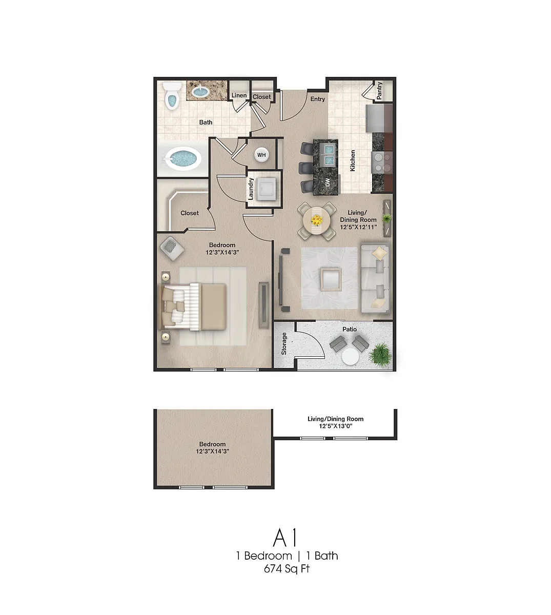 Floor plan A1