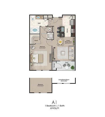 Floor plan A1