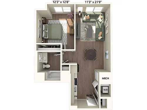 Floor plan A3-738-2