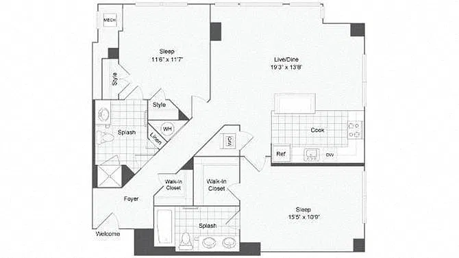 Floor plan Charleston