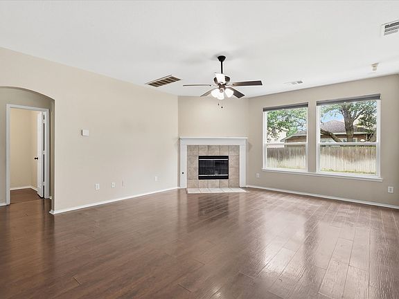 Living Room with gas fireplace