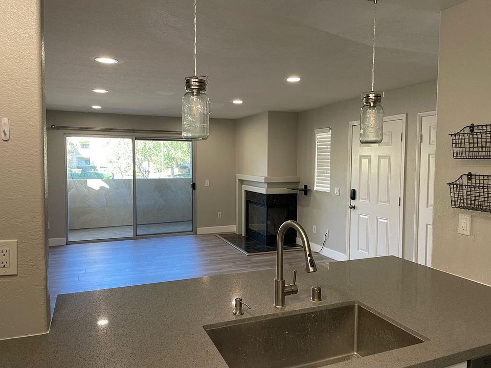 View of living room from kitchen