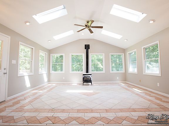 Skylights with Fireplace