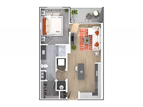 Floor plan Candler (A2)