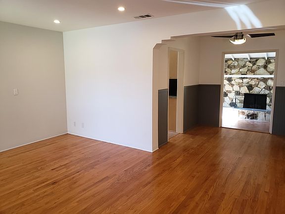 Living Dining room with hardwood floors