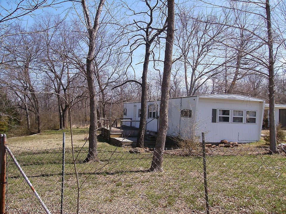 View of home treed lot.