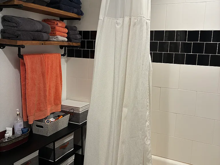 Main bathroom - personal storage