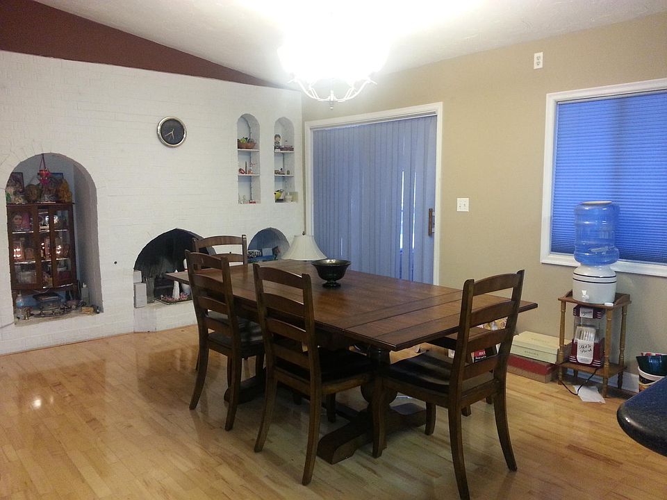 Patio door which goes to the 3 season porch and then to the 