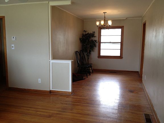 Spacious Living Room opens to the Dining Room