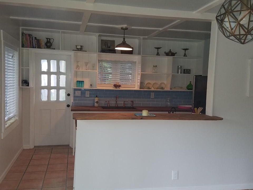 Kitchen view from living room
