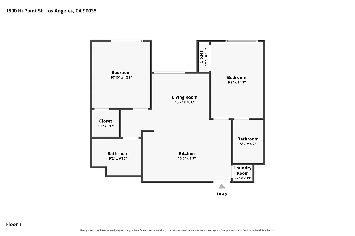 Floor plan Comet