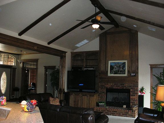 Living and front entry