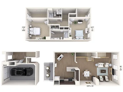 Floor plan B3TG-E