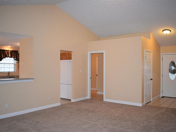 Open-concept living room/kitchen.