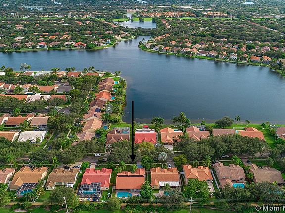 Aerial view of the area