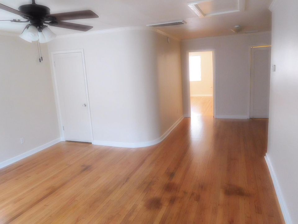 Living room from the front door.