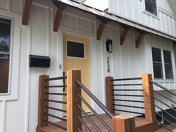 Cedar & metal railing