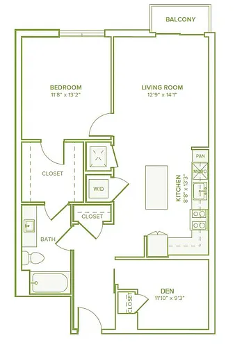 Floor plan A20D