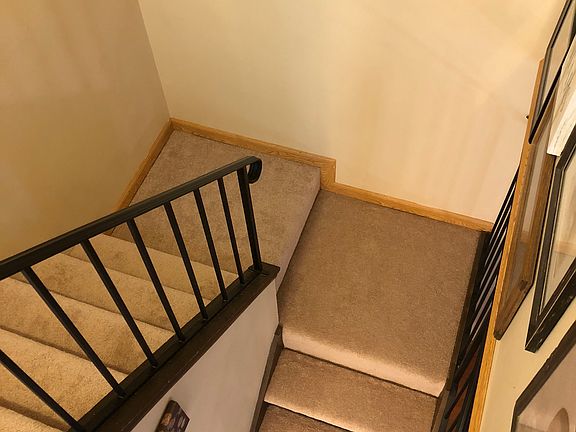 New carpet on staircase 
