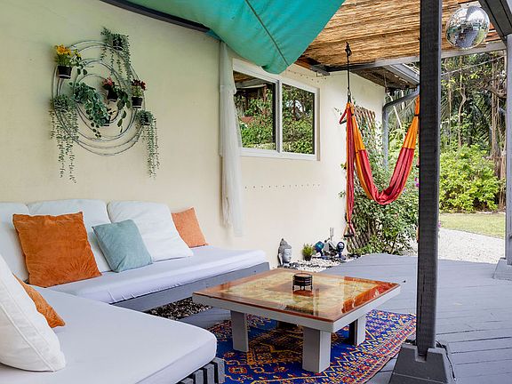 Back patio/ lounge area