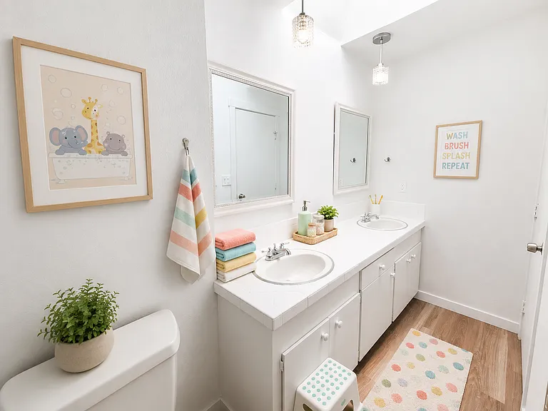 Main floor bathroom