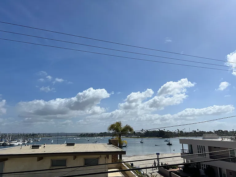 View from the private deck