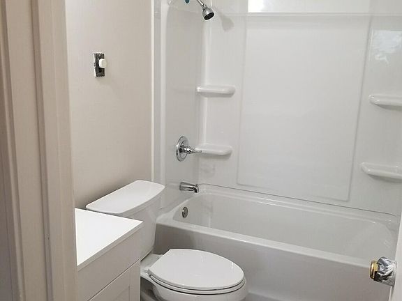 Bathroom with shower/tub combo!