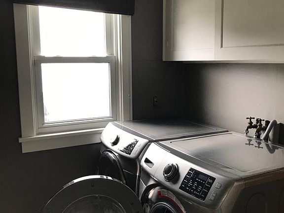 Newly remodeled laundry room