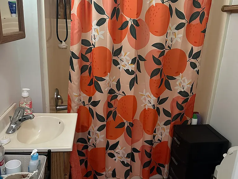Bathroom with shower and tub