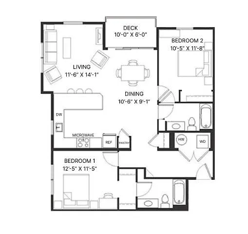 Floor plan Peregrine