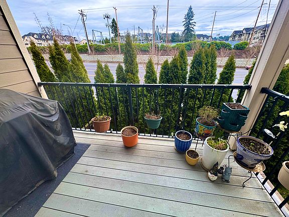Balcony off main floor