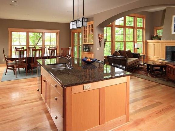 Kitchen dining living