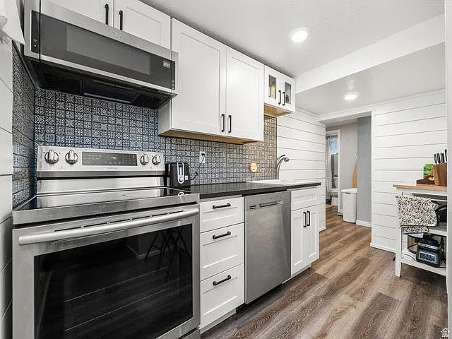 Kitchen with new appliances