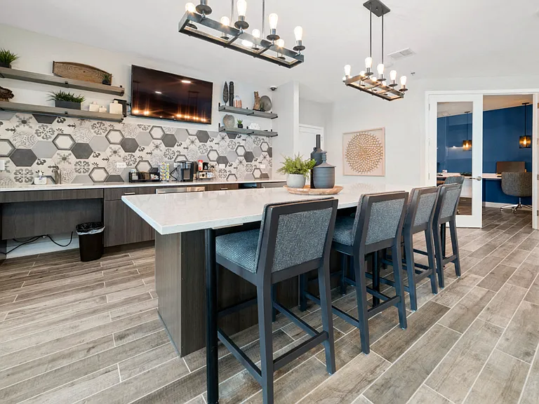 Village Place Resident Clubhouse Interior
