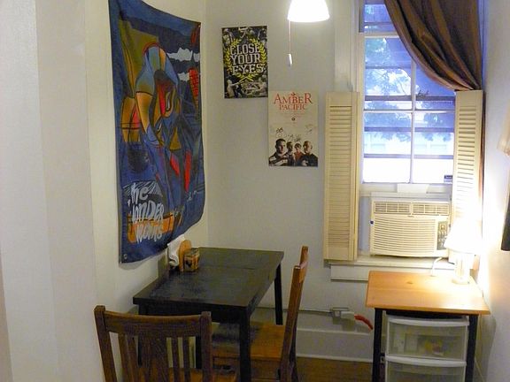 Dining room north bedroom with AC provided