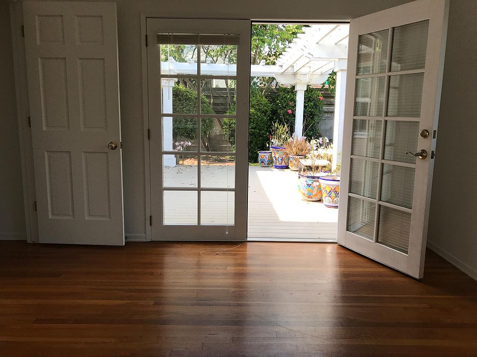 Master bedroom opens to Deck