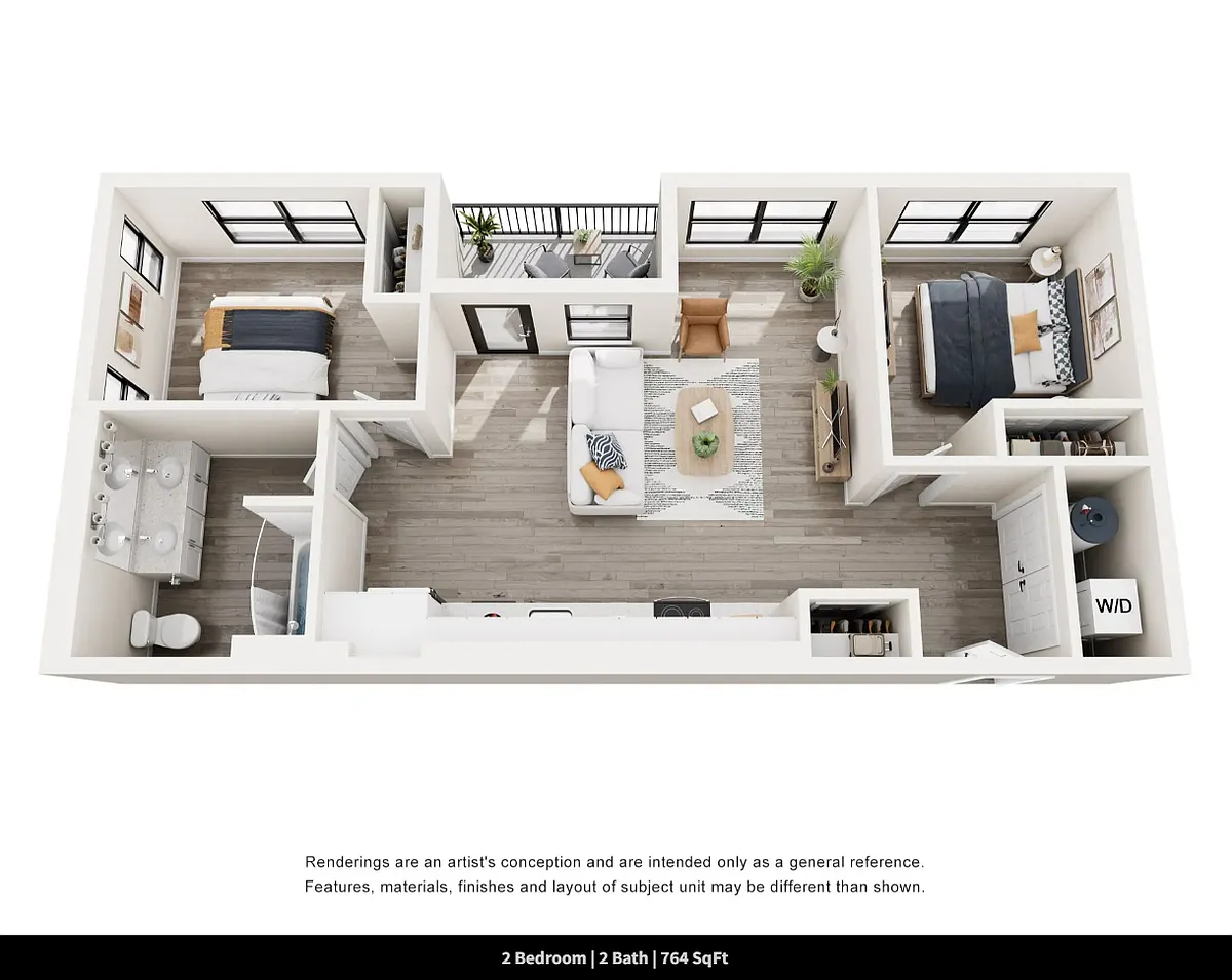 Floor plan The Ponderosa