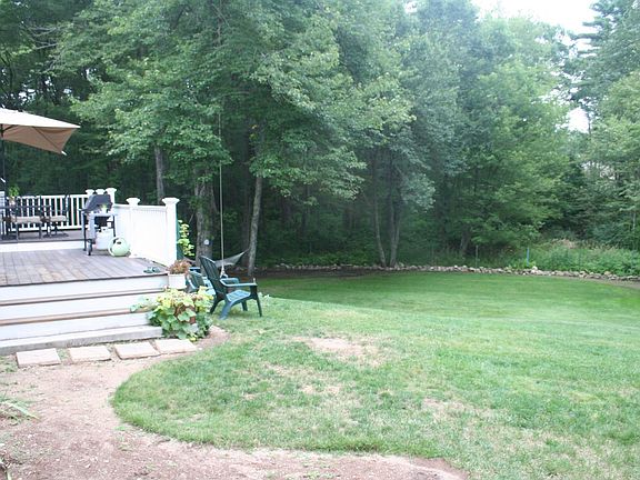 Large fenced in backyard