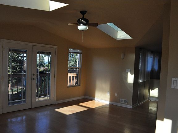 Skylights throughout home make it feel open and airy. Notice