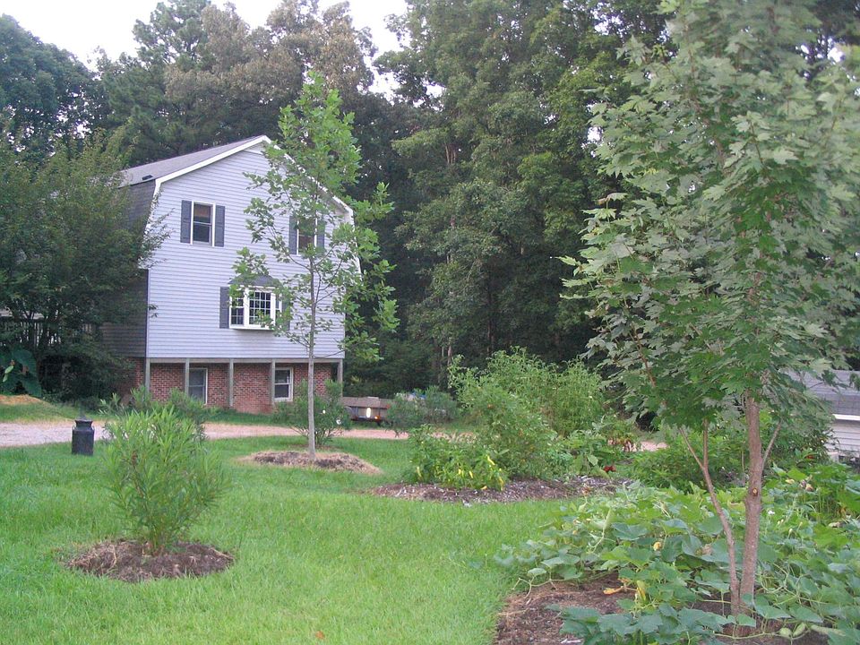 front yard and garden