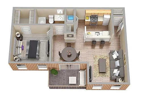 Floor plan The Heron