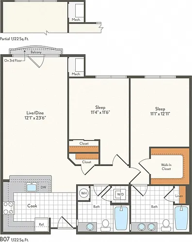 Floor plan B07
