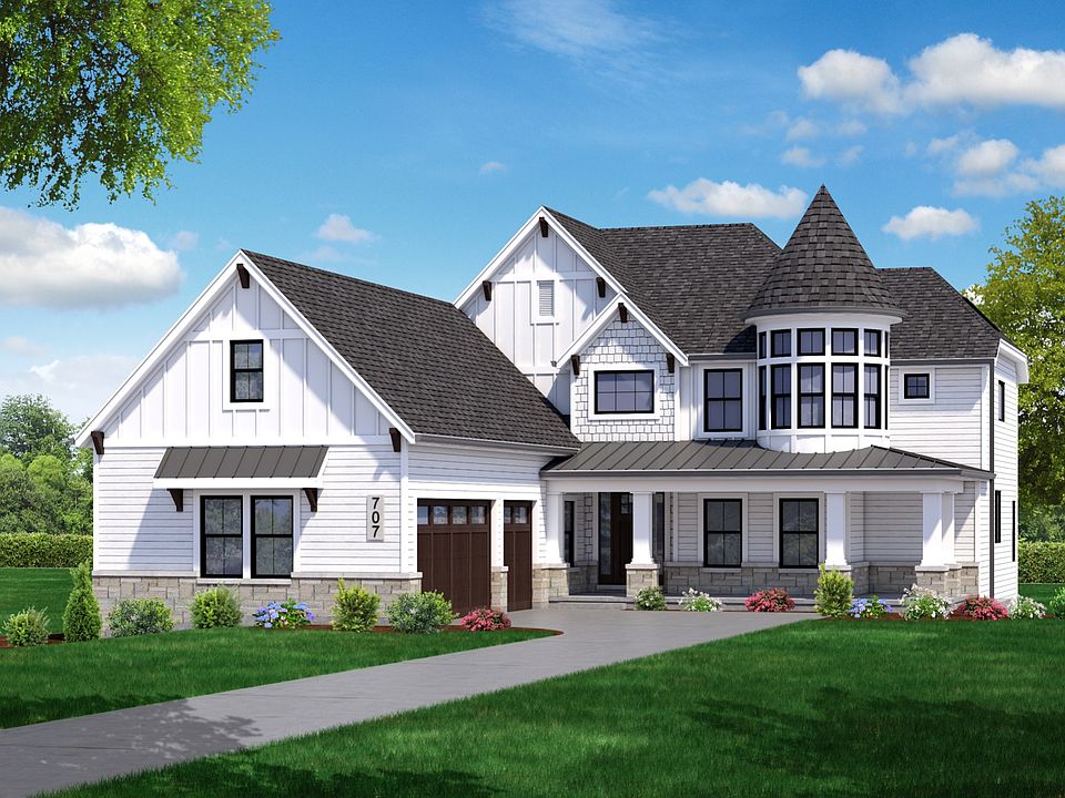 The Annabella Coastal Modern Farmhouse by DJK Homes