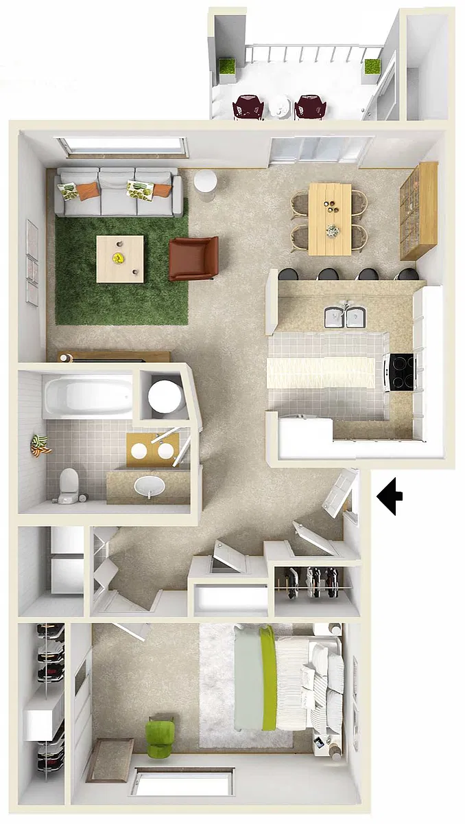 Floor plan The Abiqua