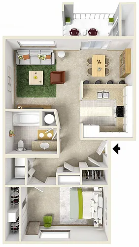 Floor plan The Abiqua