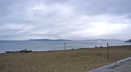 Steps to Alki Beach
