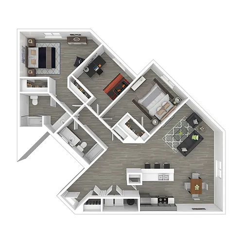 Floor plan 3x2-1443-Full Renovation