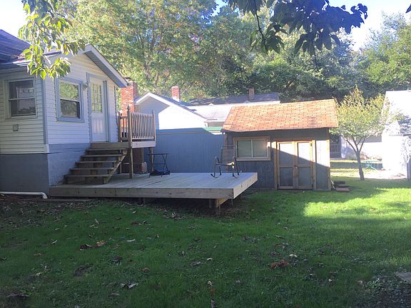 Back deck & storage shed