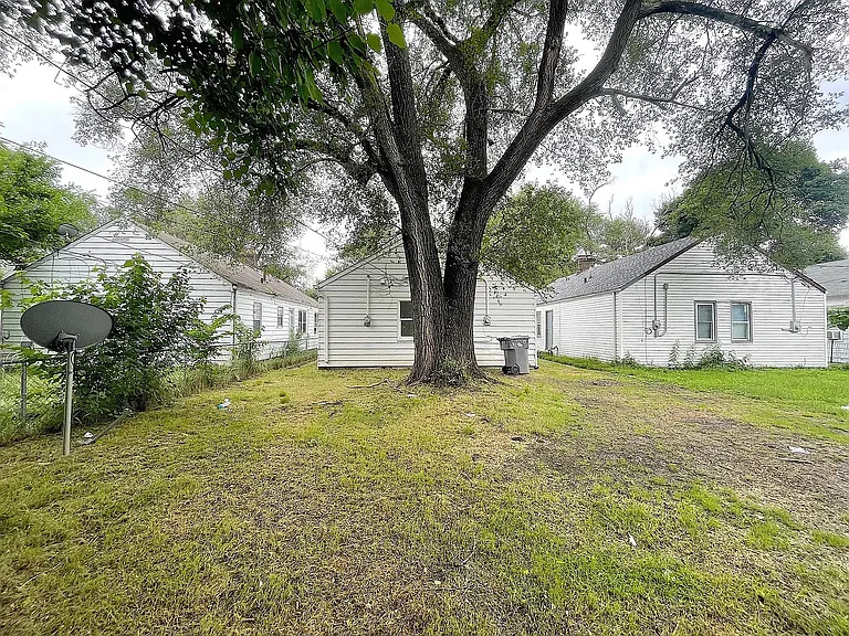 Back of property